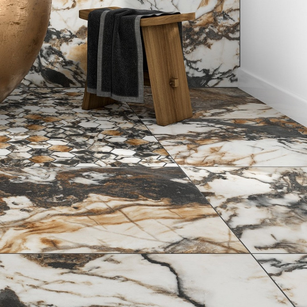 American Olean Foyer 24" x 48" Polished Porcelain Tile