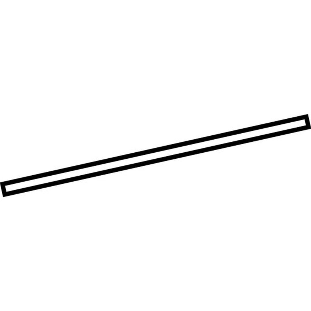 American Olean Historic Limestone 0.5" x 12" Porcelain Jolly Trim