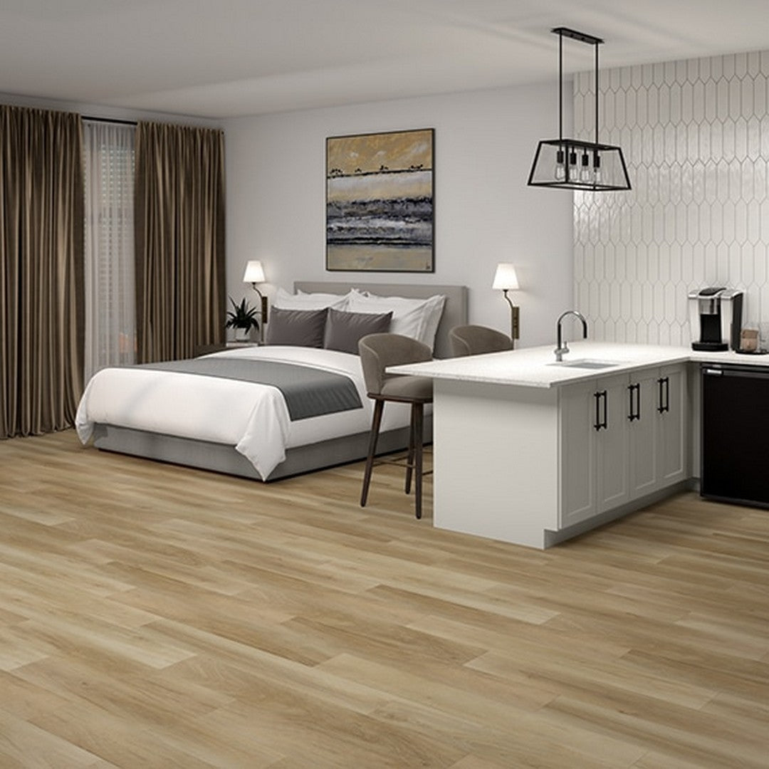 Daltile Halstatt 7.25" x 48" Luxury Vinyl SPC Rigid Core LVT 12 Mil Plank