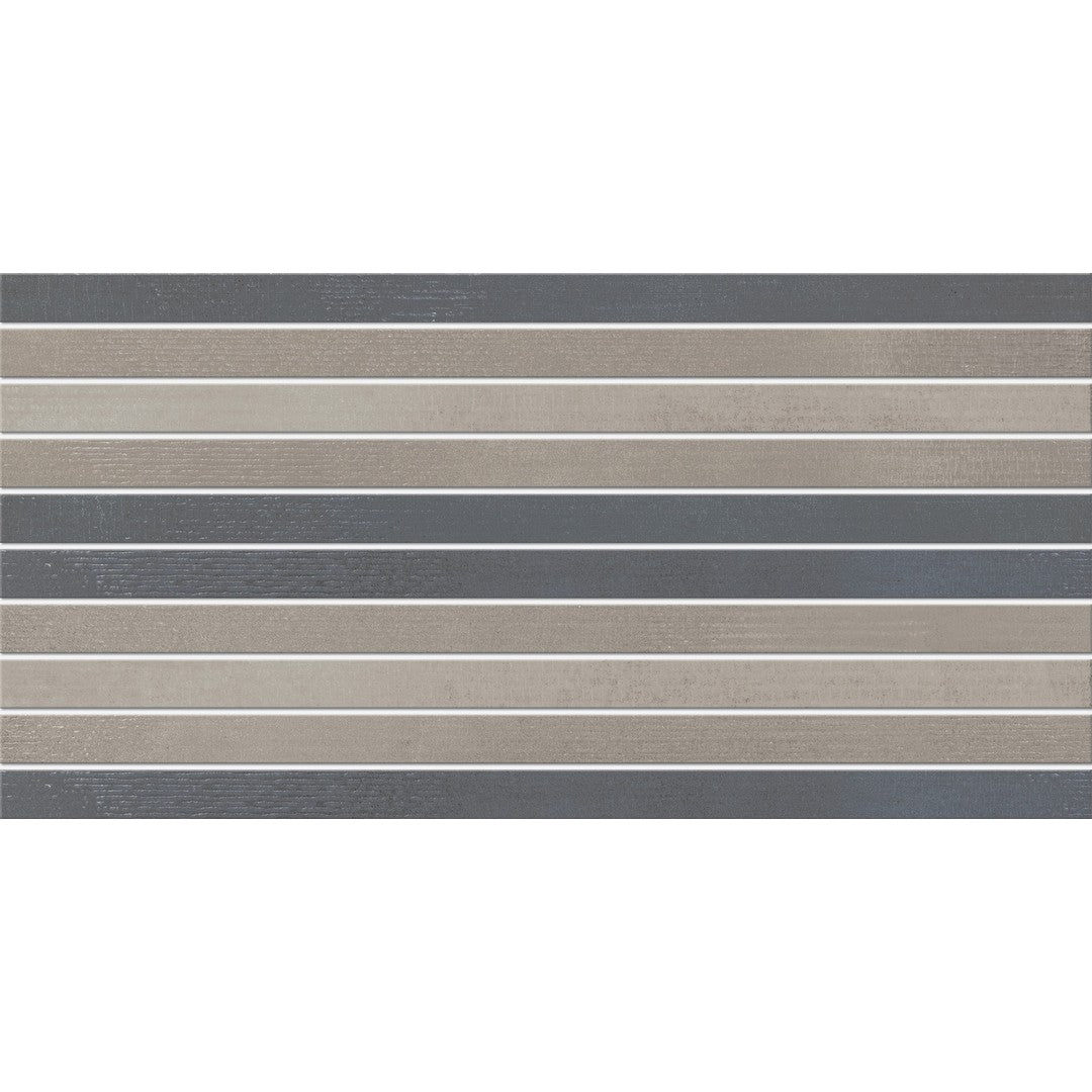 Marazzi Illusionist 12" x 24" Matte Porcelain Stack Mosaic