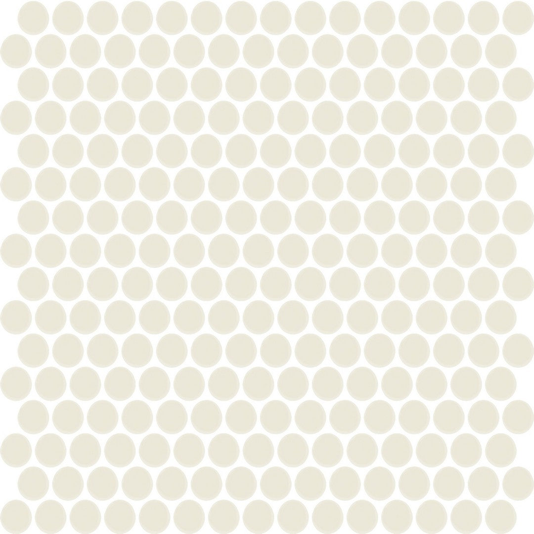 Daltile Color Wheel Mosaic 11" x 13" Ceramic 3/4" Penny Rounds Mosaic