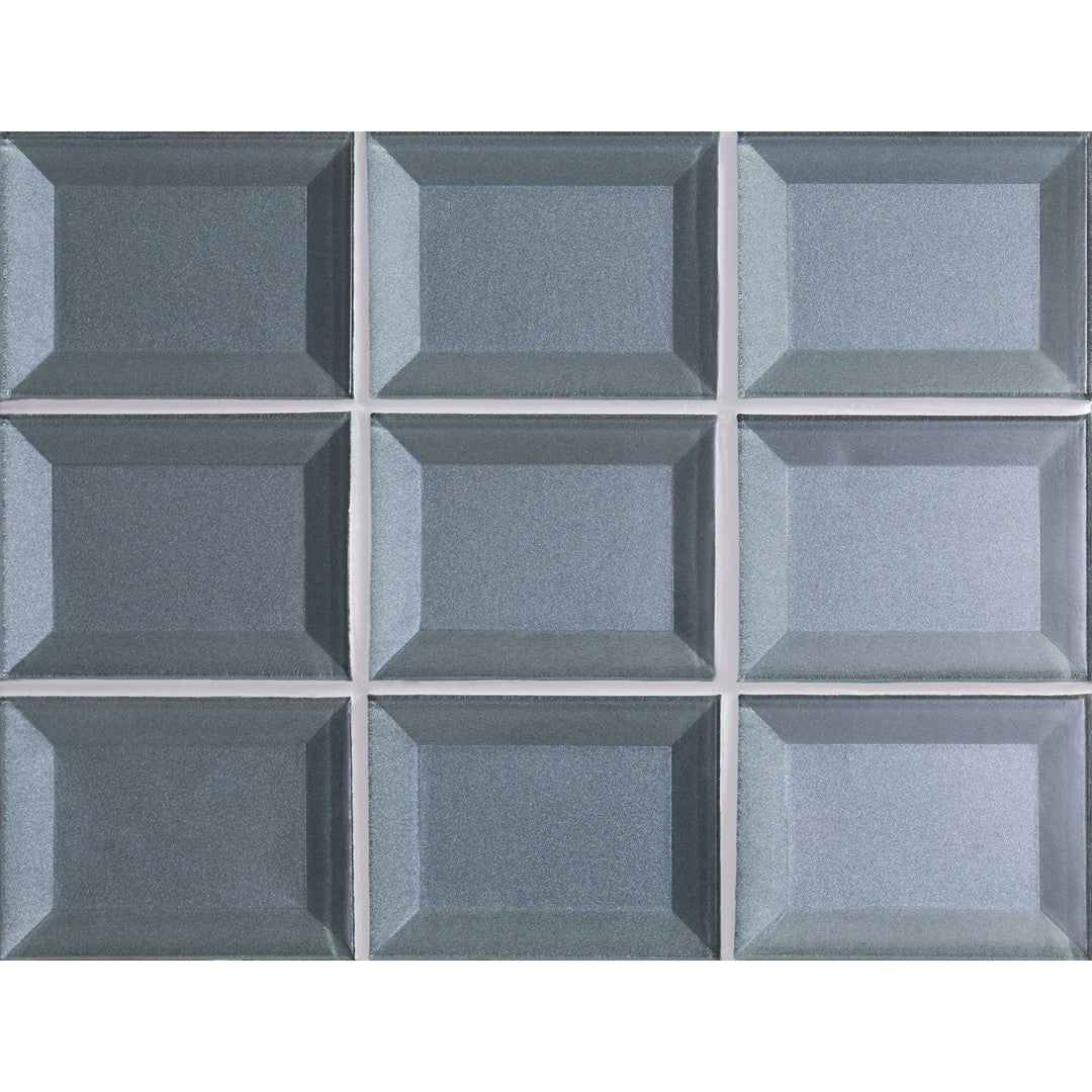 Marazzi Luminescence 9" x 12" Beveled Glass Straight Joint Mosaic