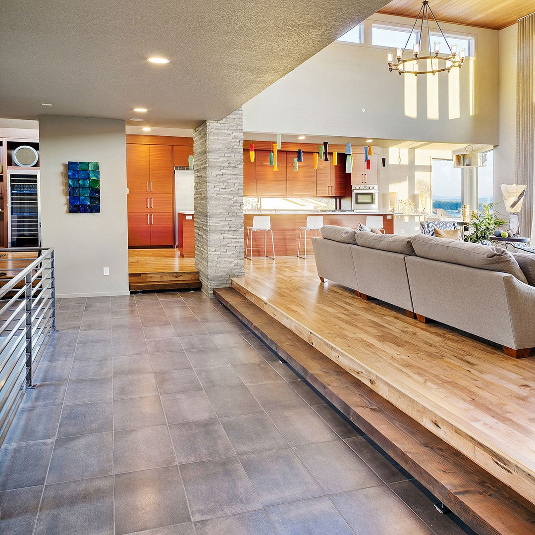 MS International RockMount White Oak Multi 6" x 18" Mixed Stacked Stone Panel Marble Ledgestone Corner