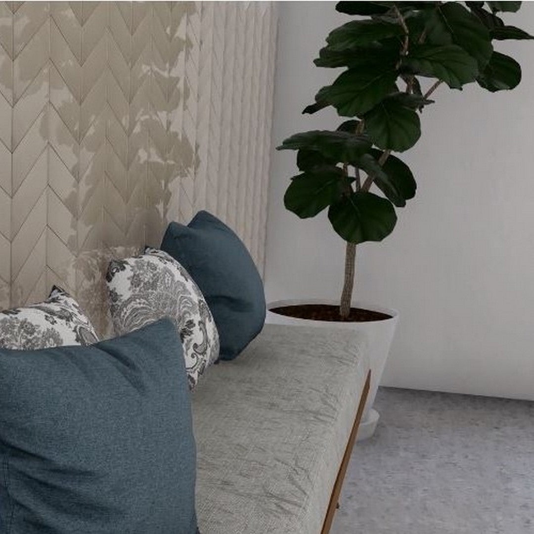 Ottimo Lloyd 2" x 8" Glossy Right Ceramic Tile