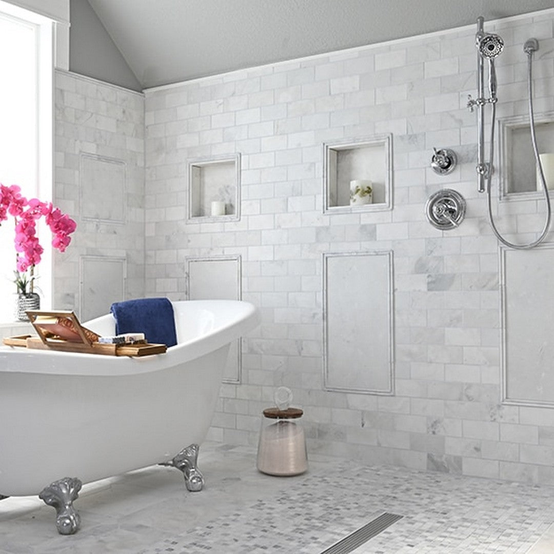 Daltile Natural Stone Marble 3" x 6" Polished Tile