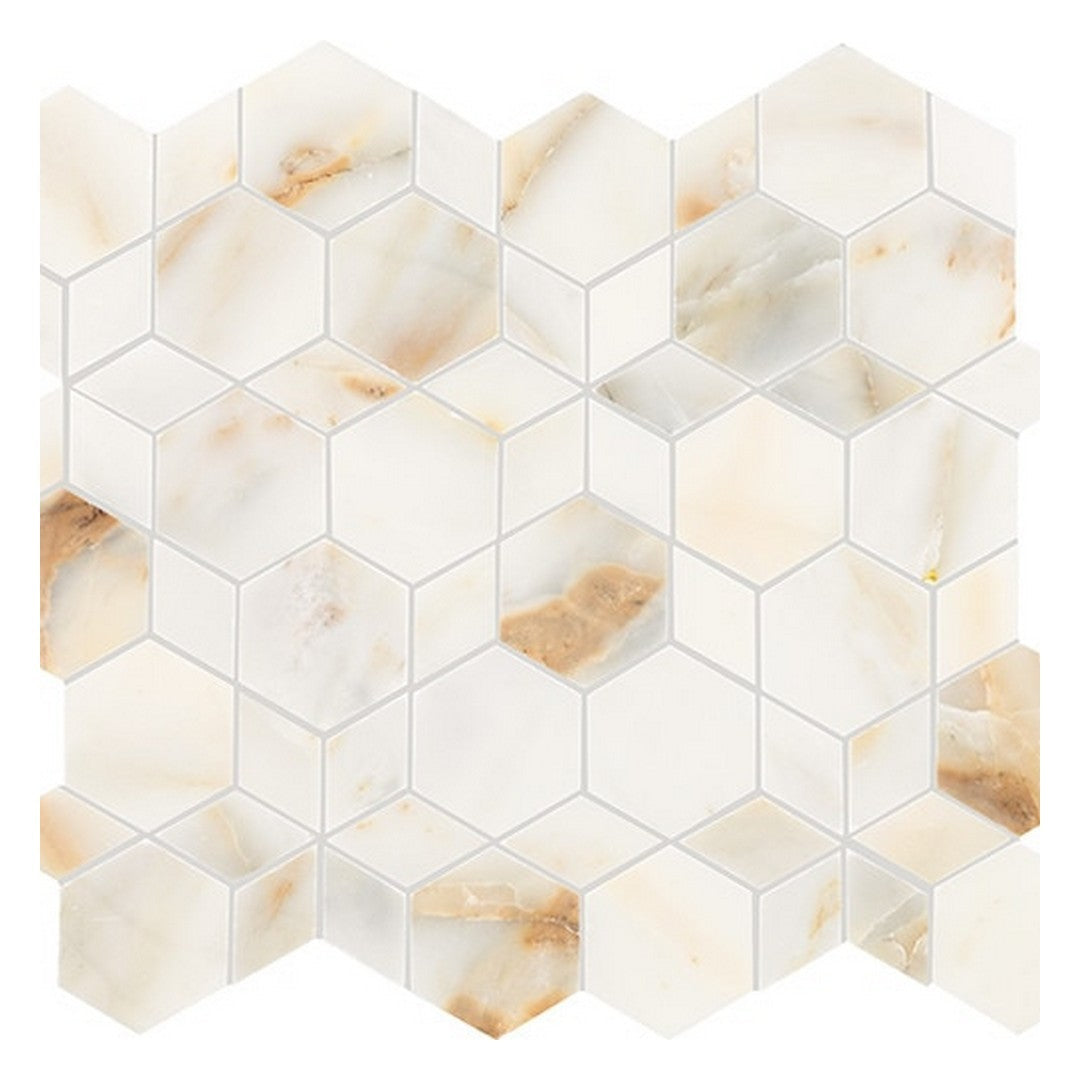 Daltile Gamma 14" x 16" Honed Natural Stone Hypnotic XL Mosaic