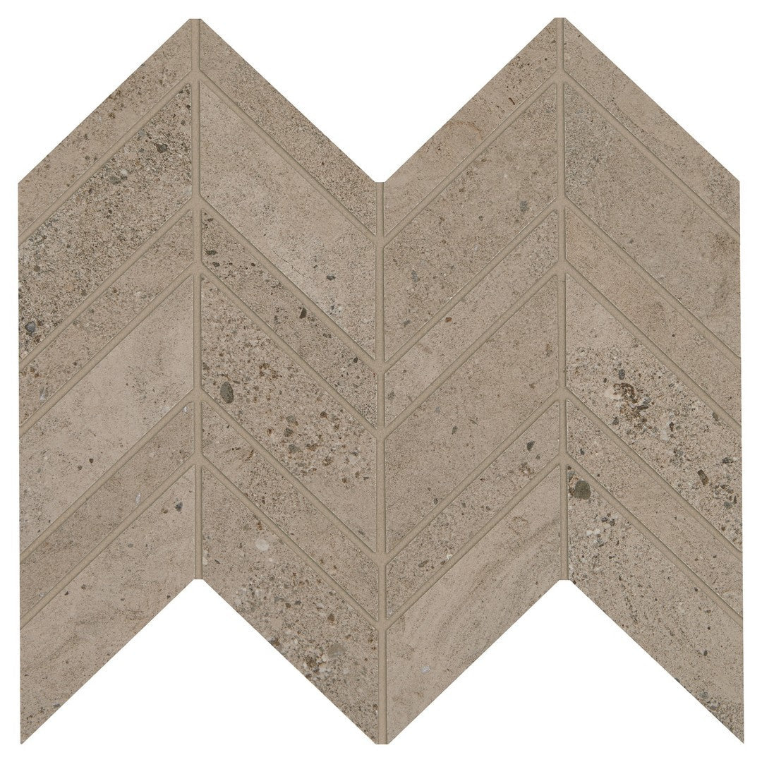 Marazzi Modern Formation 12" x 13" Matte Porcelain Chevron Mosaic