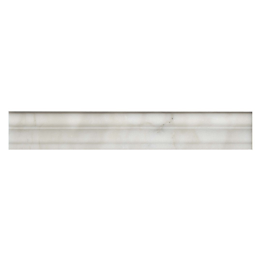 Bedrosians Marble Calacatta Oro 2" x 12" Honed Chair Rail Tile
