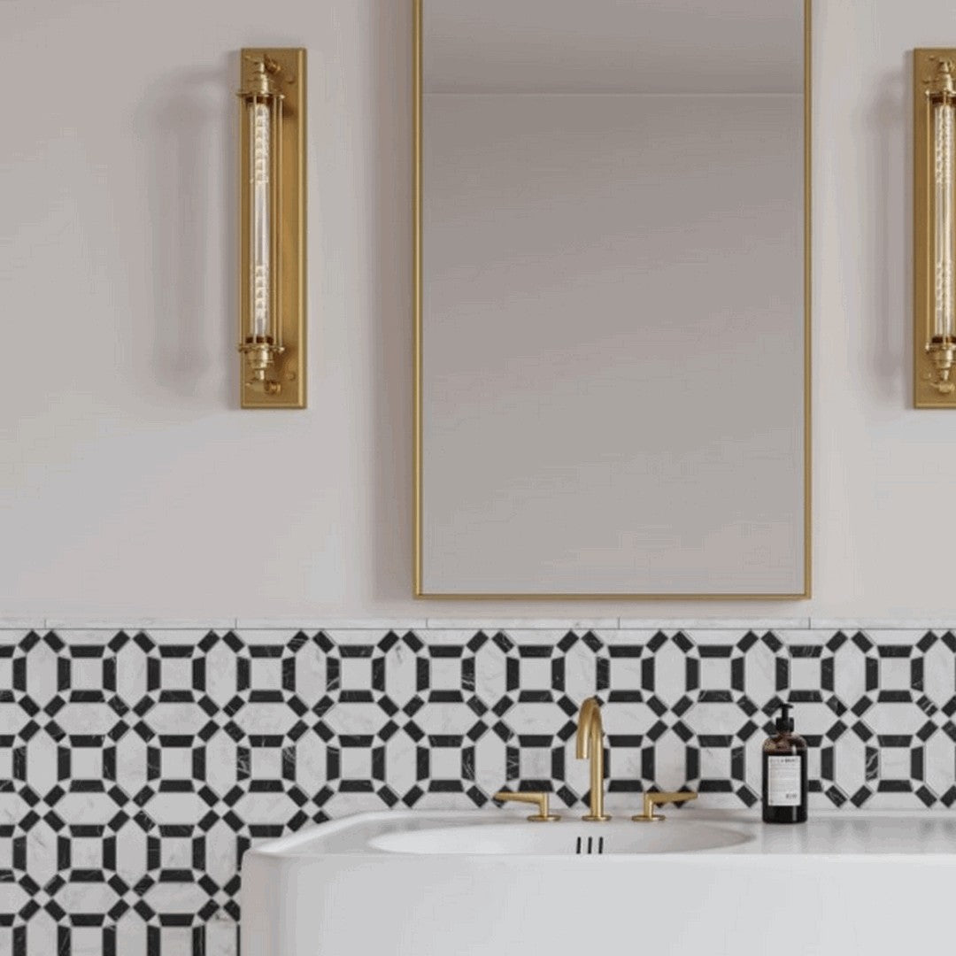 Bedrosians Marble White Carrara 0.75" x 12" Honed Trim