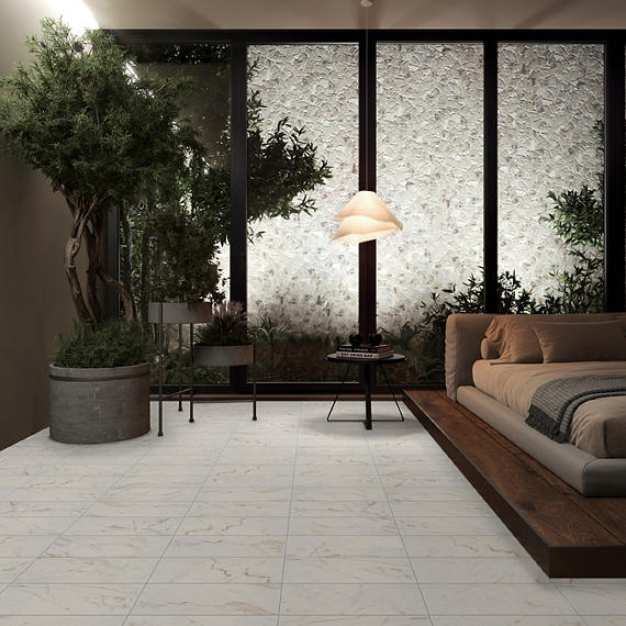 Marazzi Marble Obsession 8" x 8" Matte Hexagon Porcelain Tile