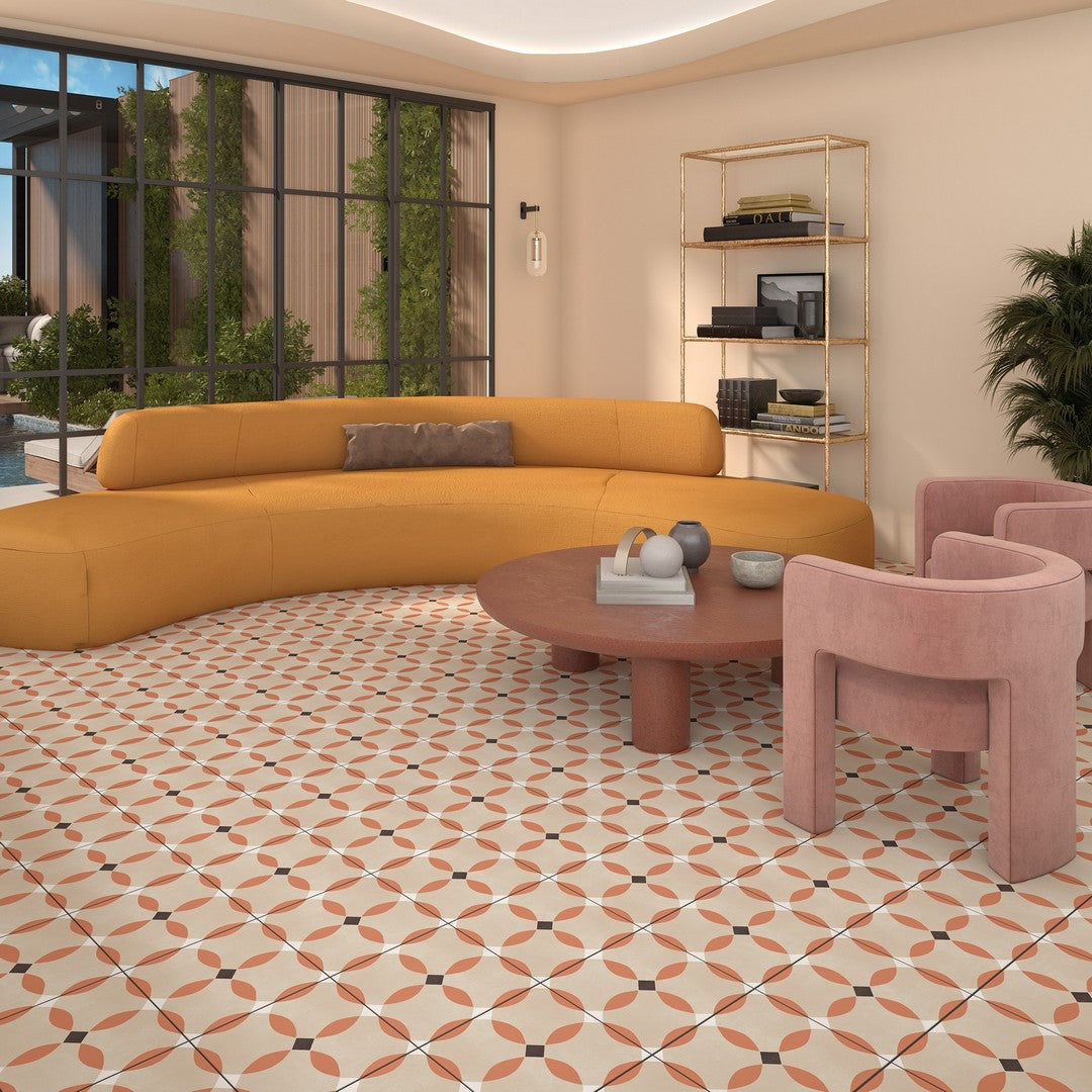 Marazzi D_Segni Color 8" x 8" Monarch Deco Matte Porcelain Tile