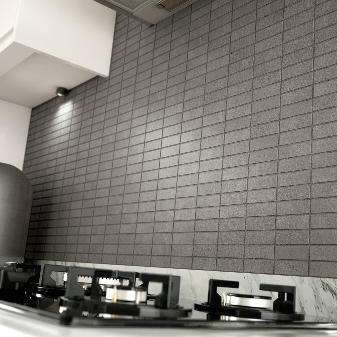 Marazzi Modern Oasis 12" x 12" Matte Porcelain Stack Straight Joint Mosaic