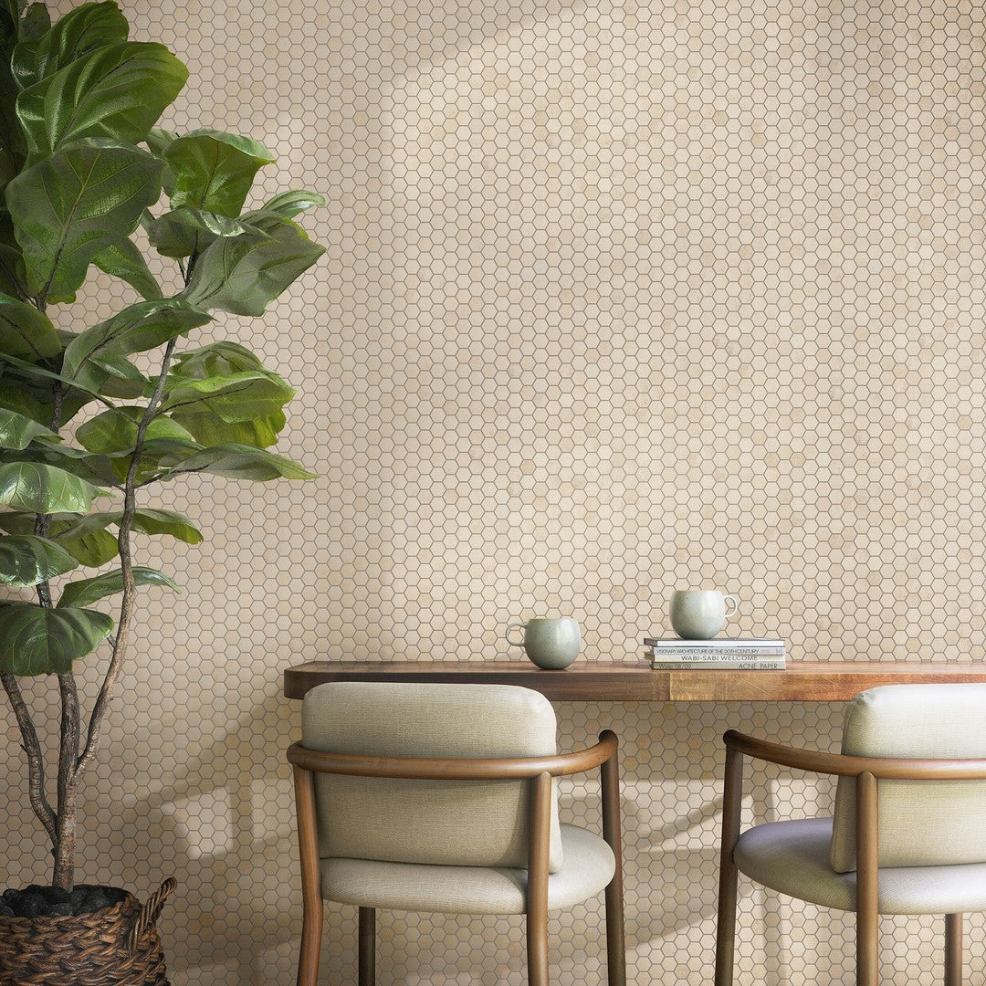 Marazzi Moroccan Concrete 12" x 14" Matte Porcelain Hexagon Mosaic