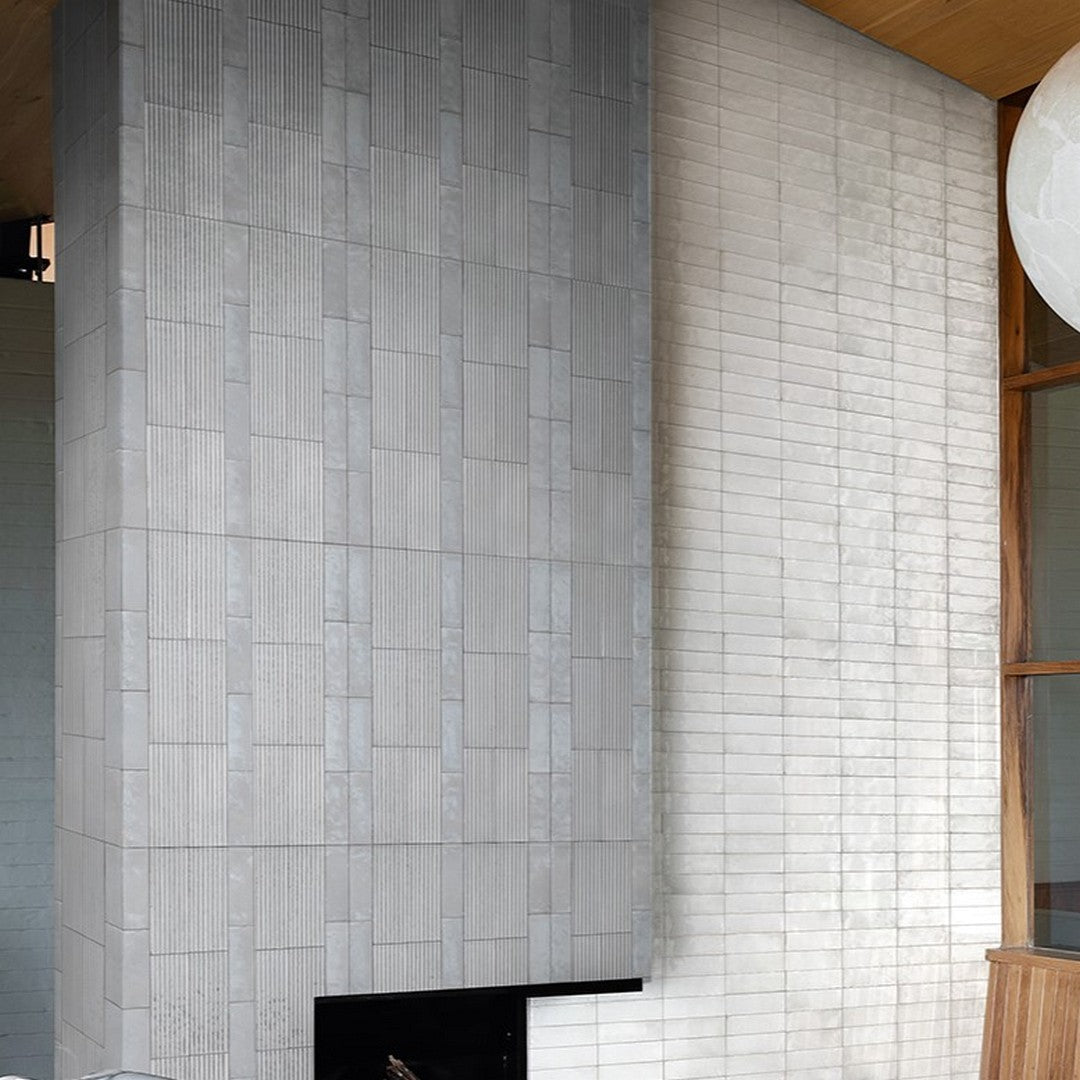 Marazzi Rice 3" x 8" Raked Glossy Porcelain Structure Wall Tile