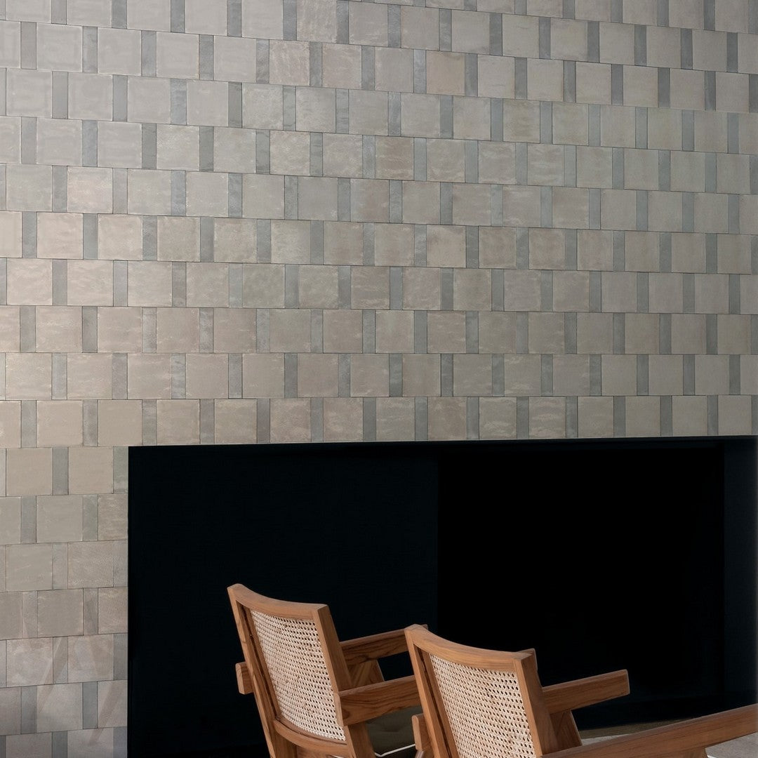 Marazzi Rice 6" x 6" Glossy Porcelain Wall Tile