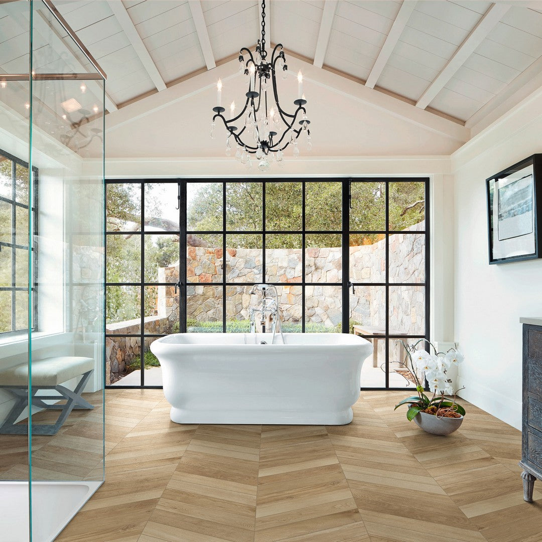 Marazzi Treverksoul 4" x 21" Matte Porcelain Chevron Tile