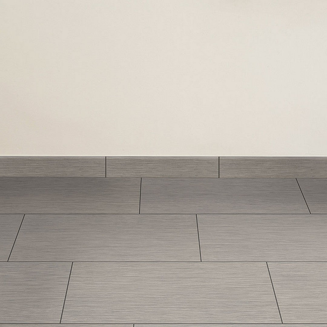 MS International Focus Graphite 3" x 18" Matte Porcelain Bullnose