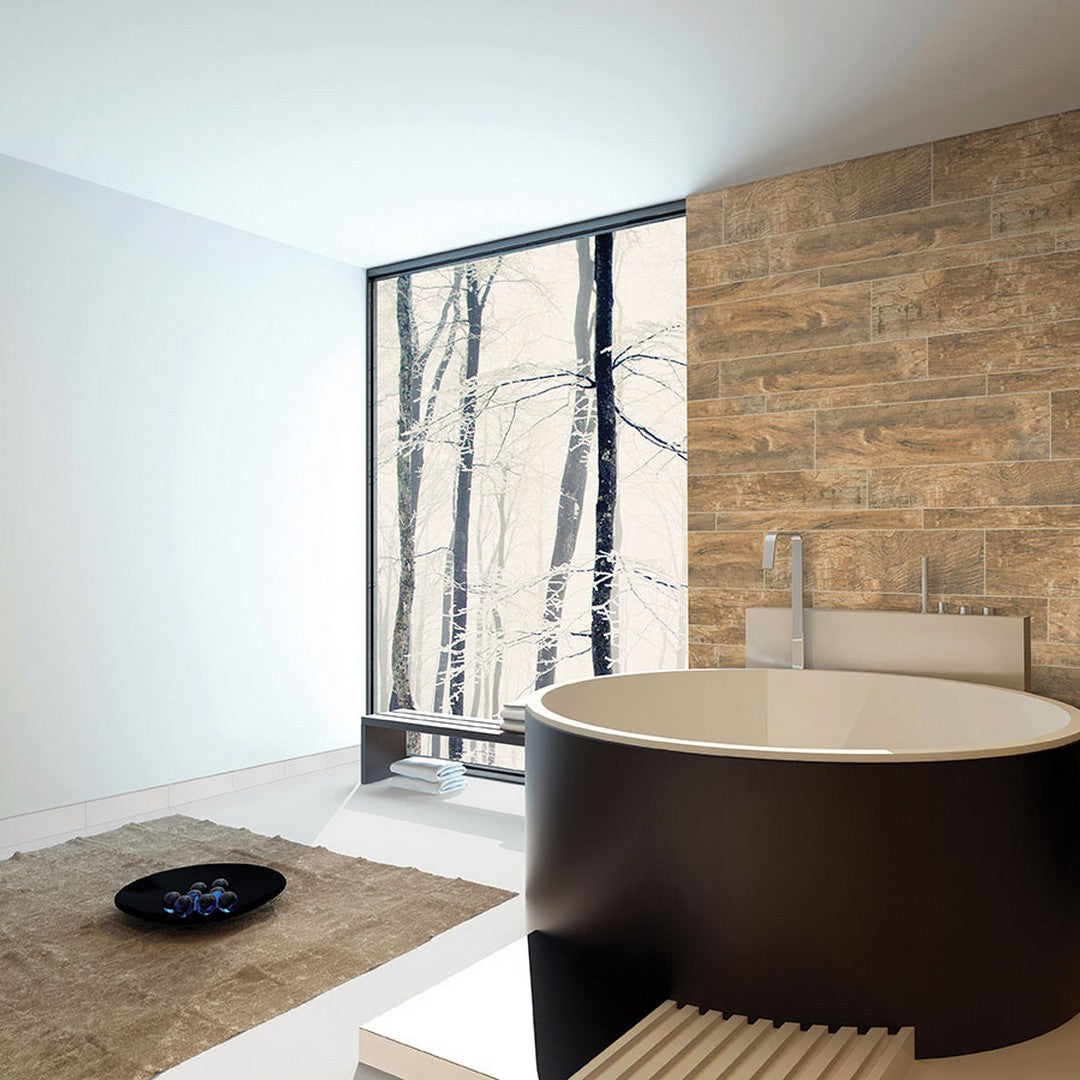 MS International Gray 4" x 16" Glossy Ceramic Bullnose