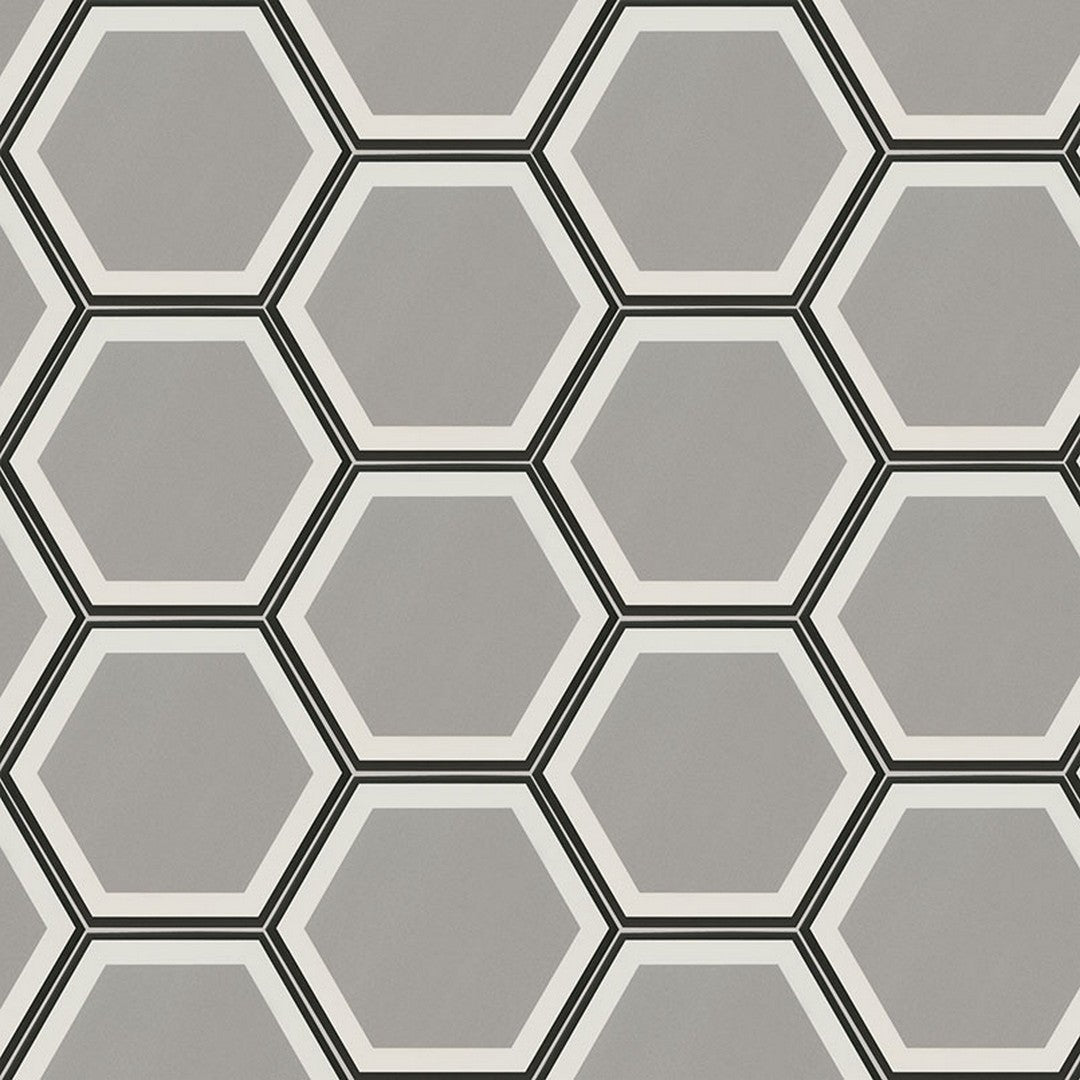 MS International Hexley 9" x 10" Matte Porcelain Hexagon Mosaic