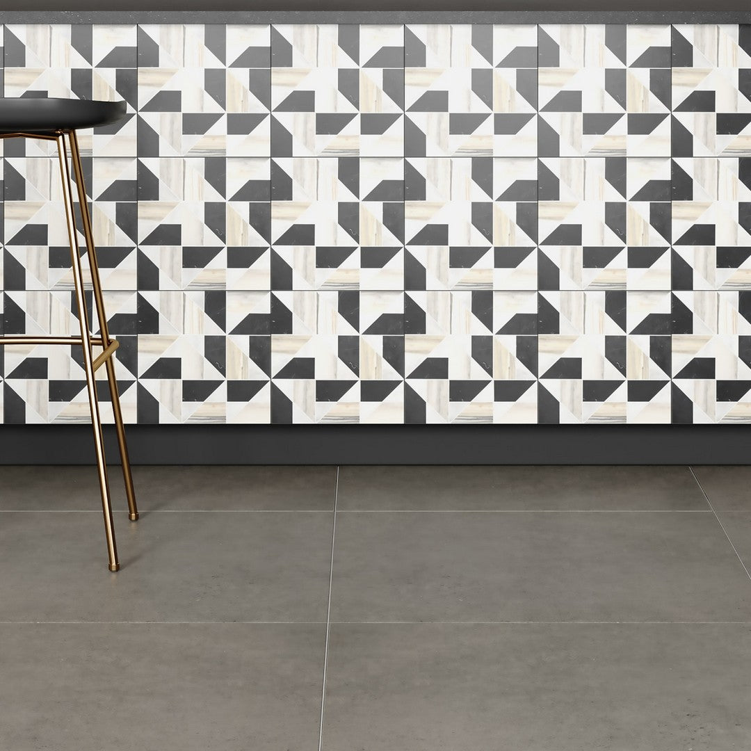 Bedrosians Materika 32" x 32" Matte Porcelain Rectified Field Tile