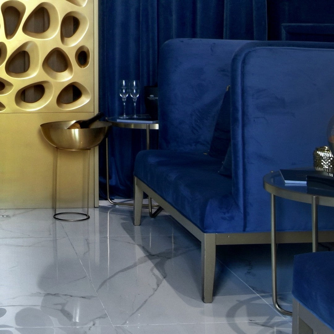 Ottimo Calacatta Oro 24" x 48" Polished Porcelain Tile