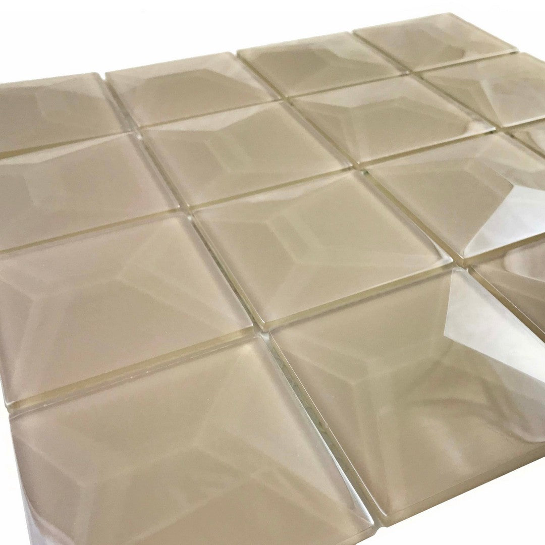 Ottimo Dimension Square 12" x 12" Glossy Glass Mosaic