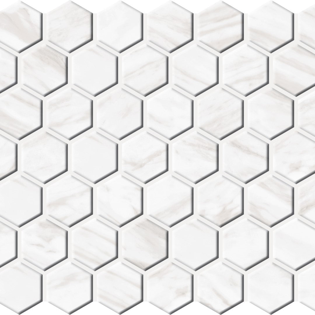 Daltile Perpetuo 10" x 12" Matte Porcelain 1.5" Hexagon Mosaic