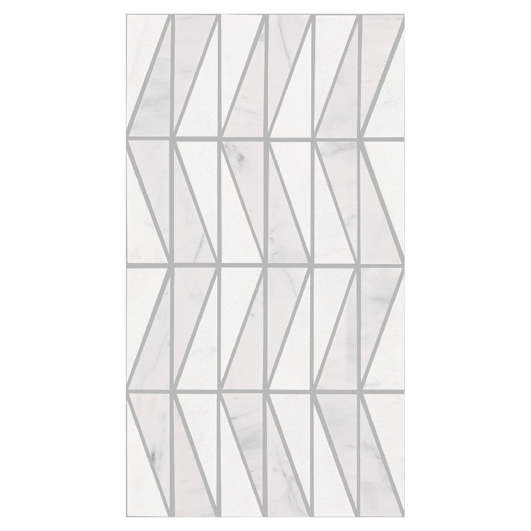 Daltile Perfix Mosaix 13.25" x 18" Mixed Natural Stone Wedge Mosaic