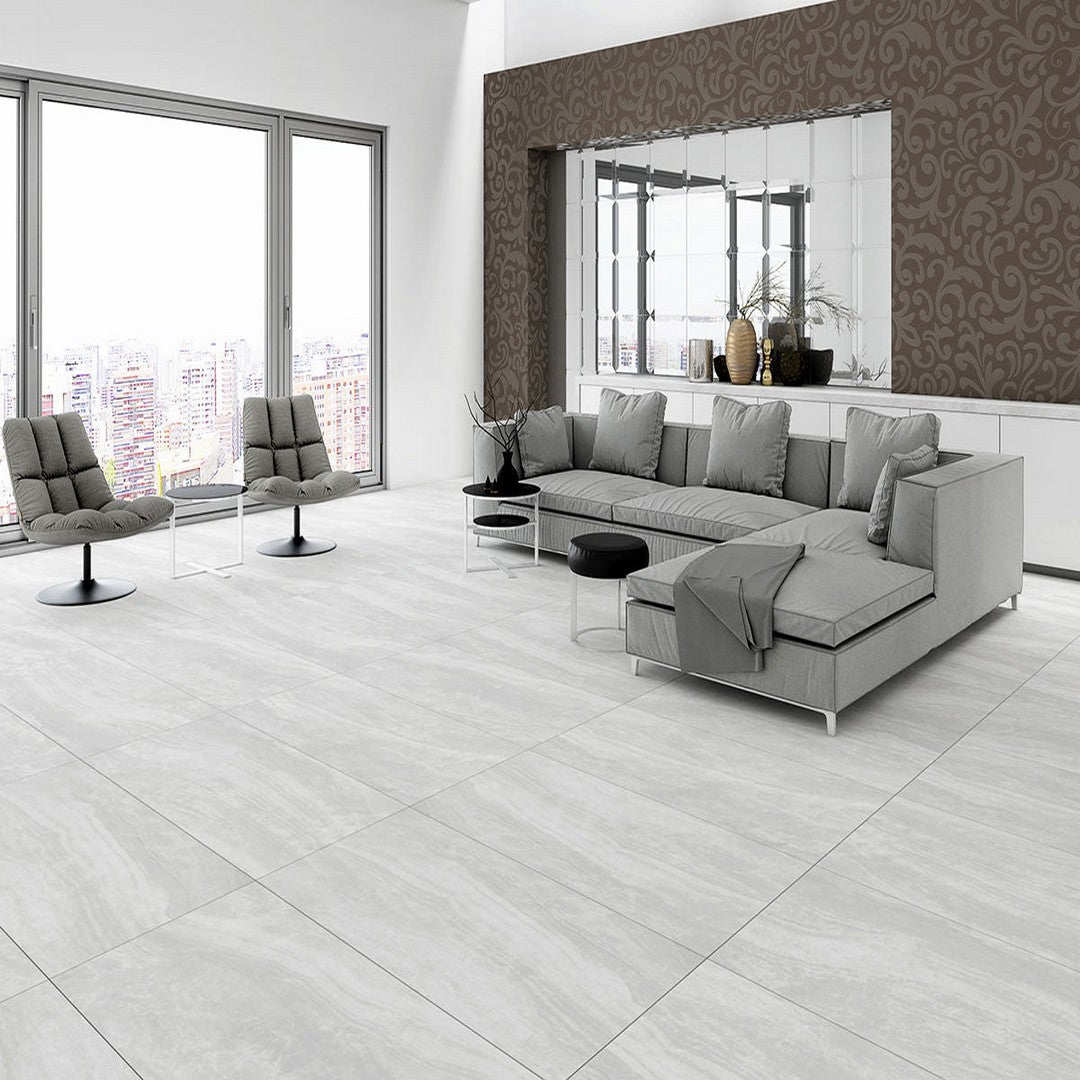 MS International Praia 24" x 48" Polished Porcelain Tile 10mm