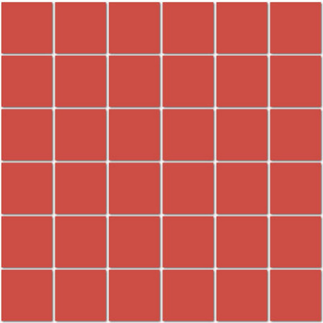 American Olean Unglazed Mosaics ClearFace? Mounting System 12" x 12" Unglazed Porcelain 2" Mosaic