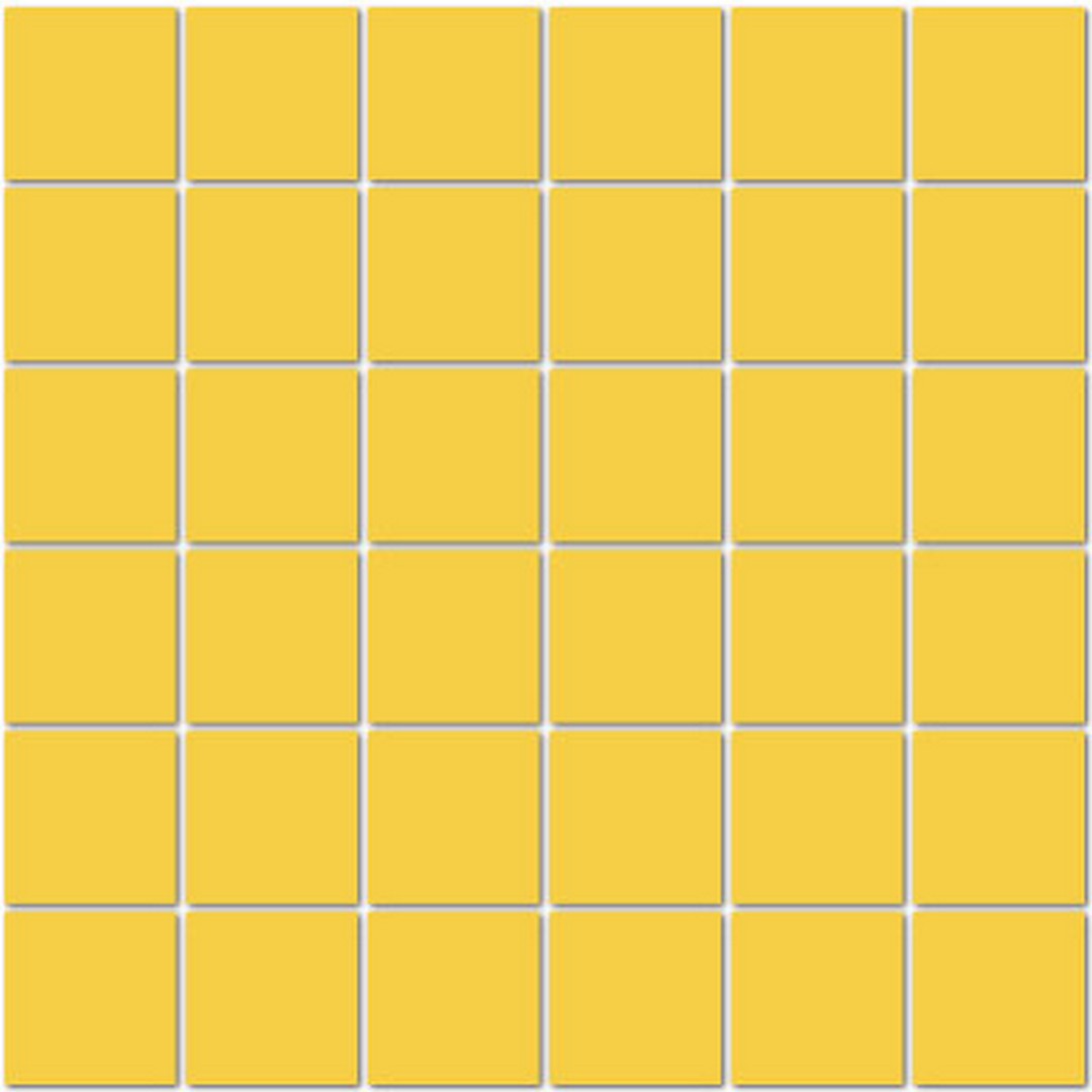 American Olean Unglazed Mosaics ClearFace? Mounting System 12" x 12" Unglazed Porcelain 2" Mosaic