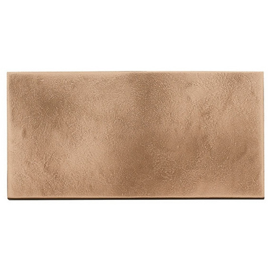 American Olean Refined Metals 4" x 8" Hammered Metal Wall Tile Satin