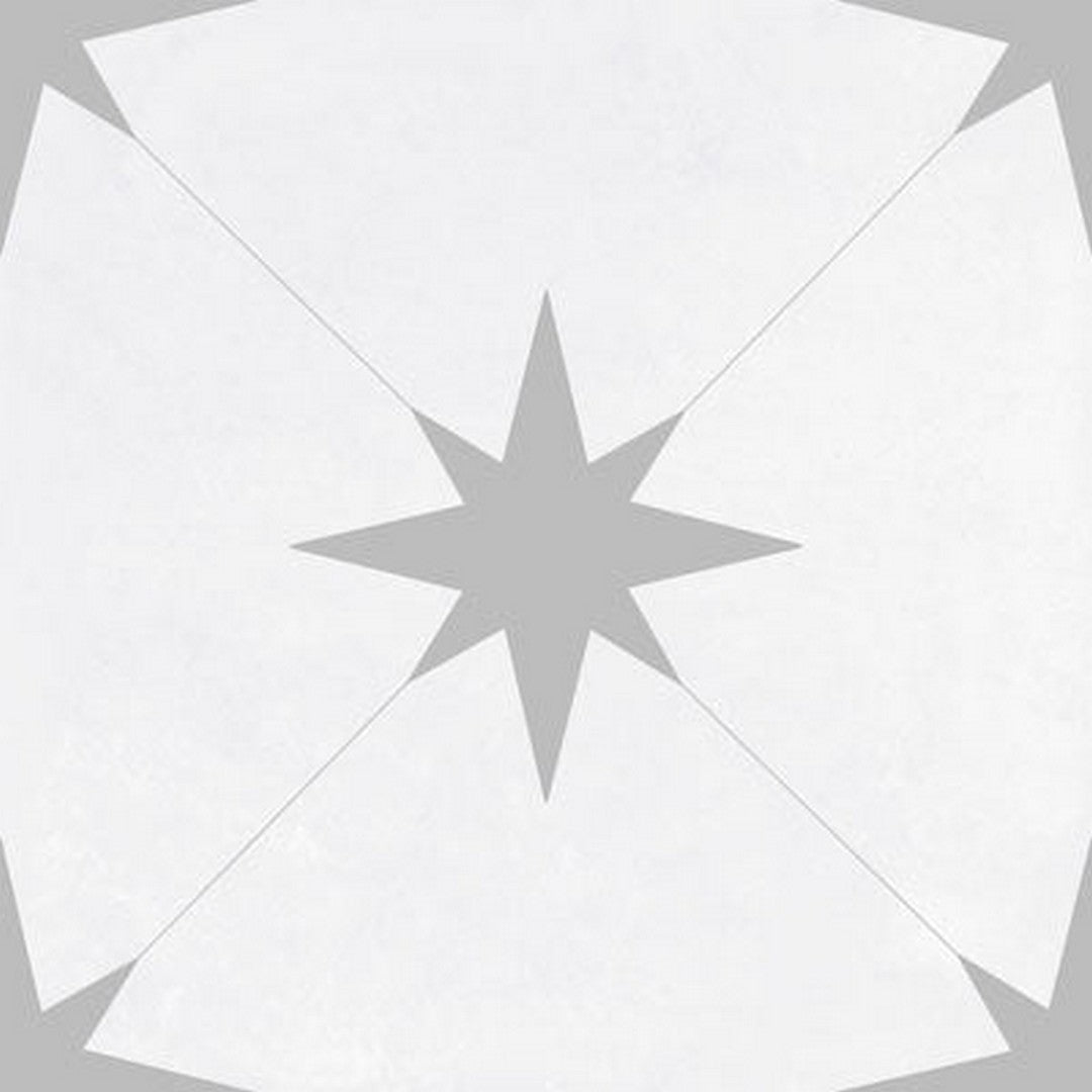 Ottimo Starburst 8.7" x 8.7" Matte Llevant Porcelain Tile