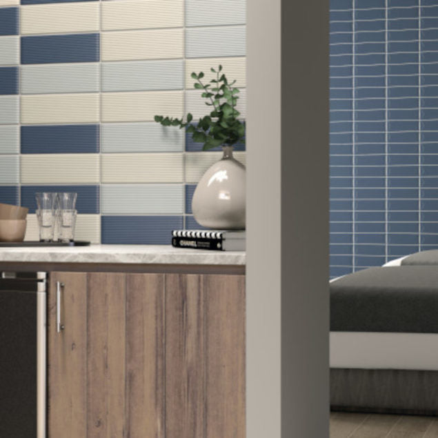 Daltile Stencil 4" x 12" Matte Ceramic Linear Wall Tile