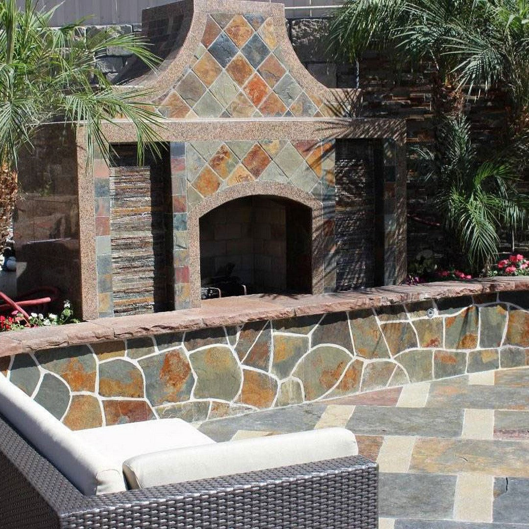 MS International California Gold 24" x 24" Gauged Back Slate Tile