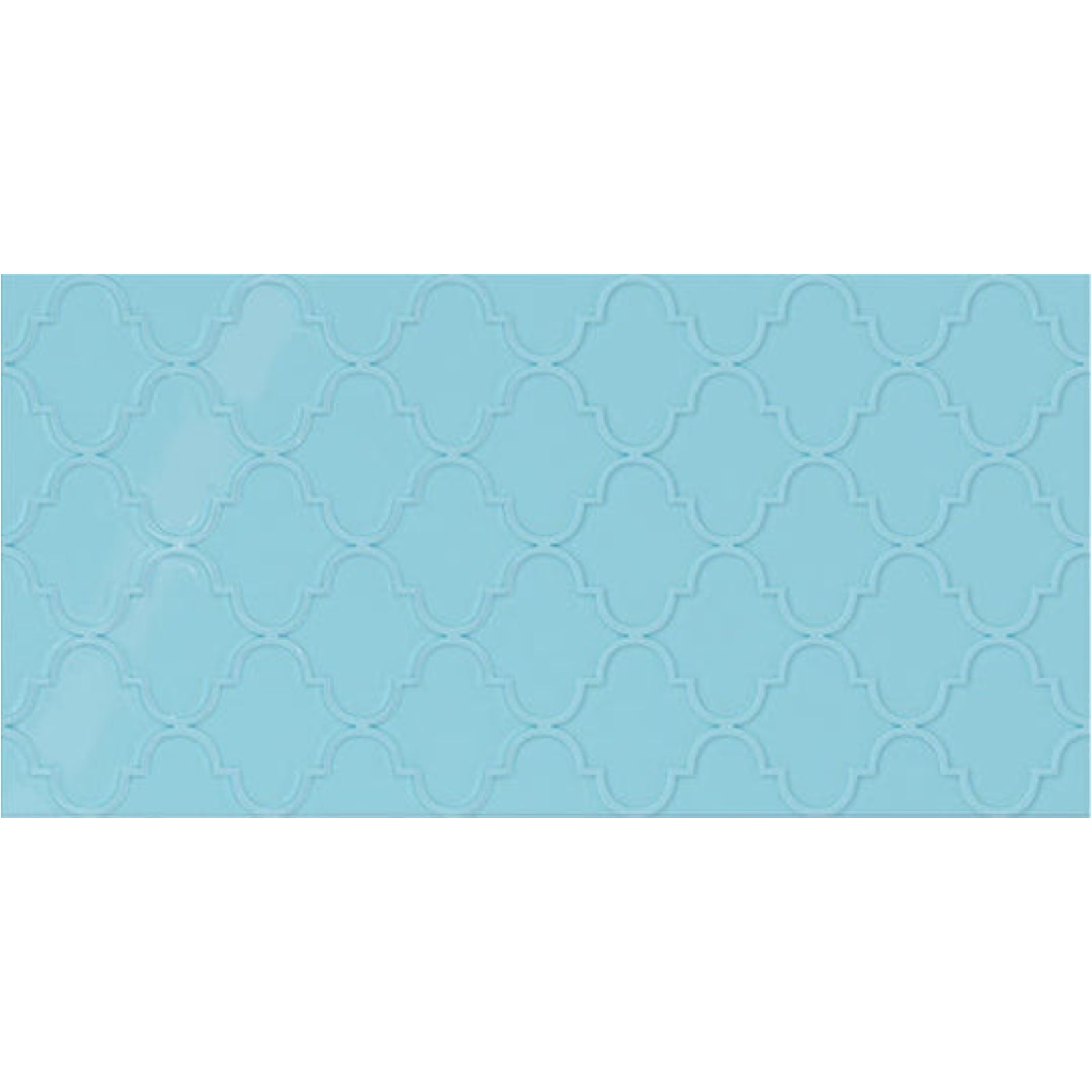 Daltile Showscape 12" x 24" Textured Ceramic Arabesque Wall Tile