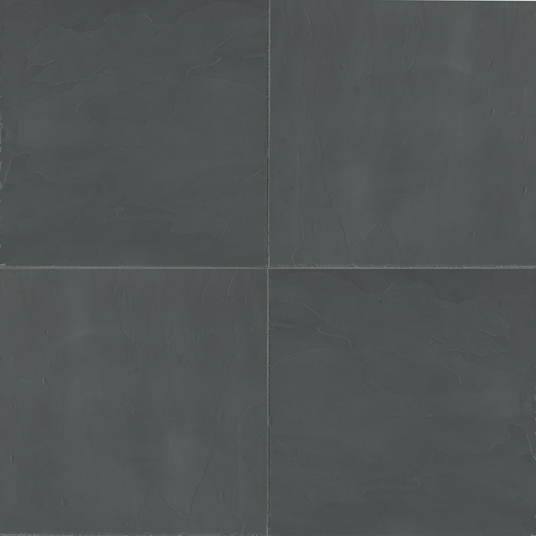 Bedrosians Slate Andhra Black 12" x 12" Gauged Tile