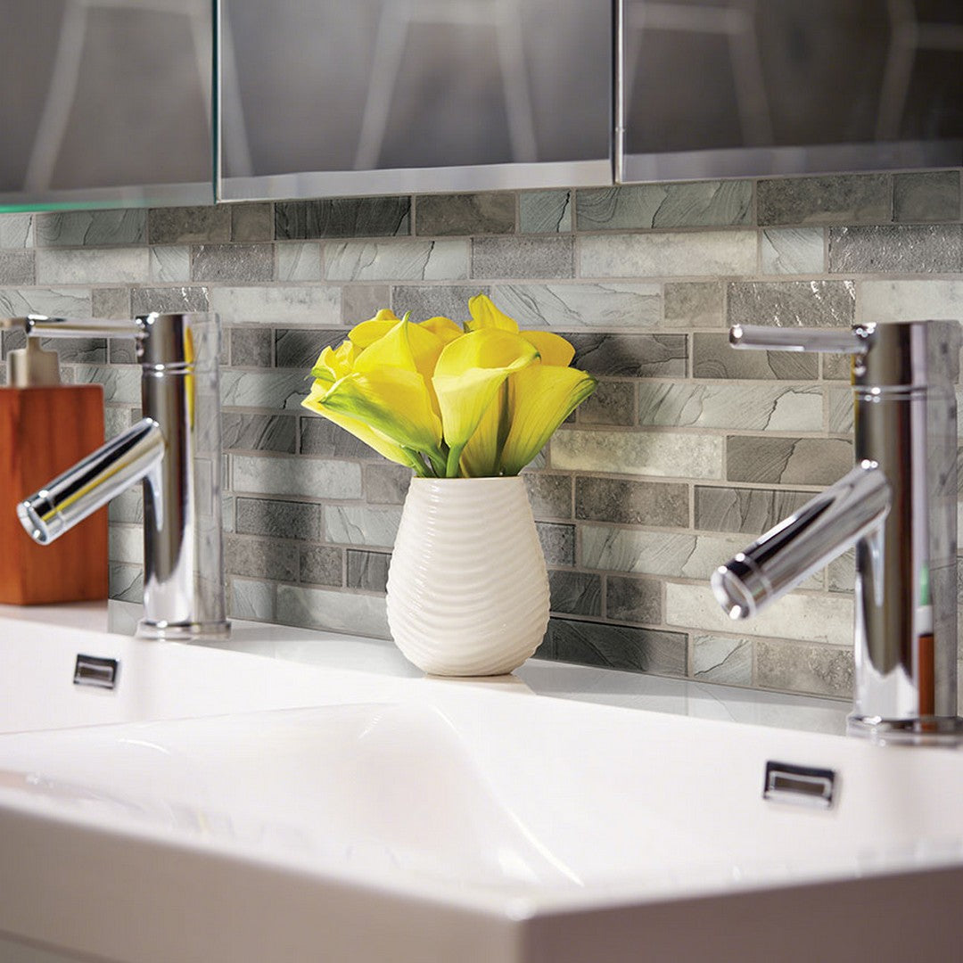 MS International Tarvos 11.81" x 11.81" Glossy Glass Mosaic