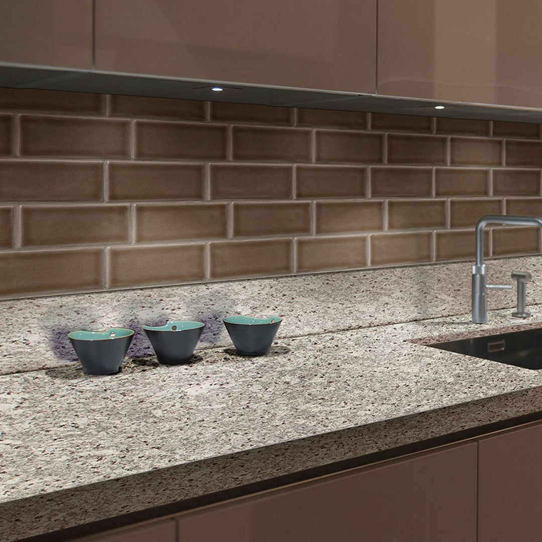 MS International Highland Park 3" x 6" Glossy Ceramic Glazed Tile