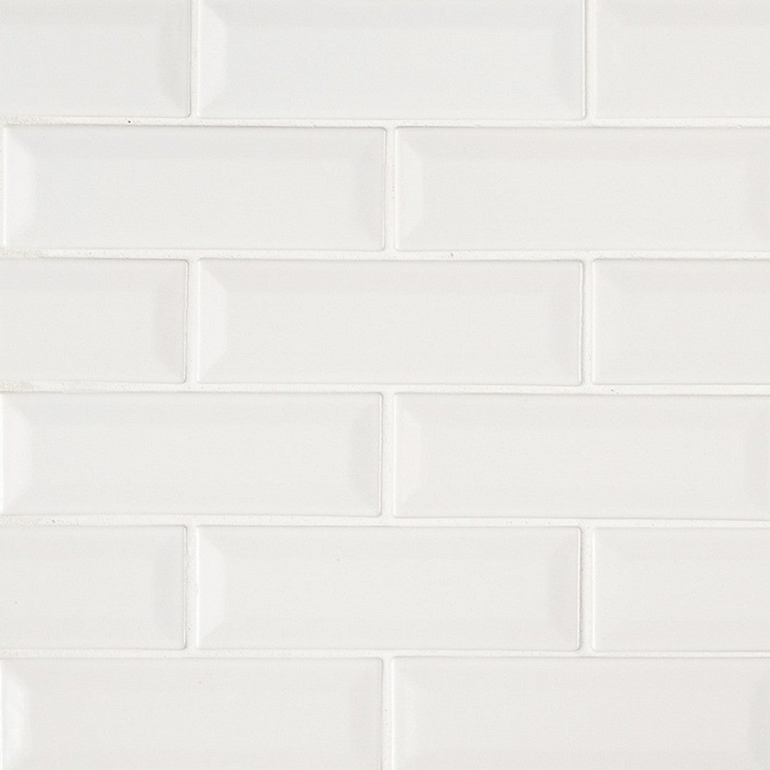 MS International Highland Park 12" x 12" Glossy Ceramic Brick 2x6 Tile