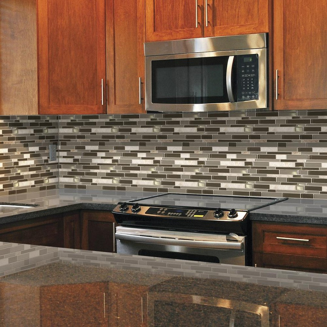 MS International Decorative Blends 11.81" x 12" Smooth Glass Mosaic