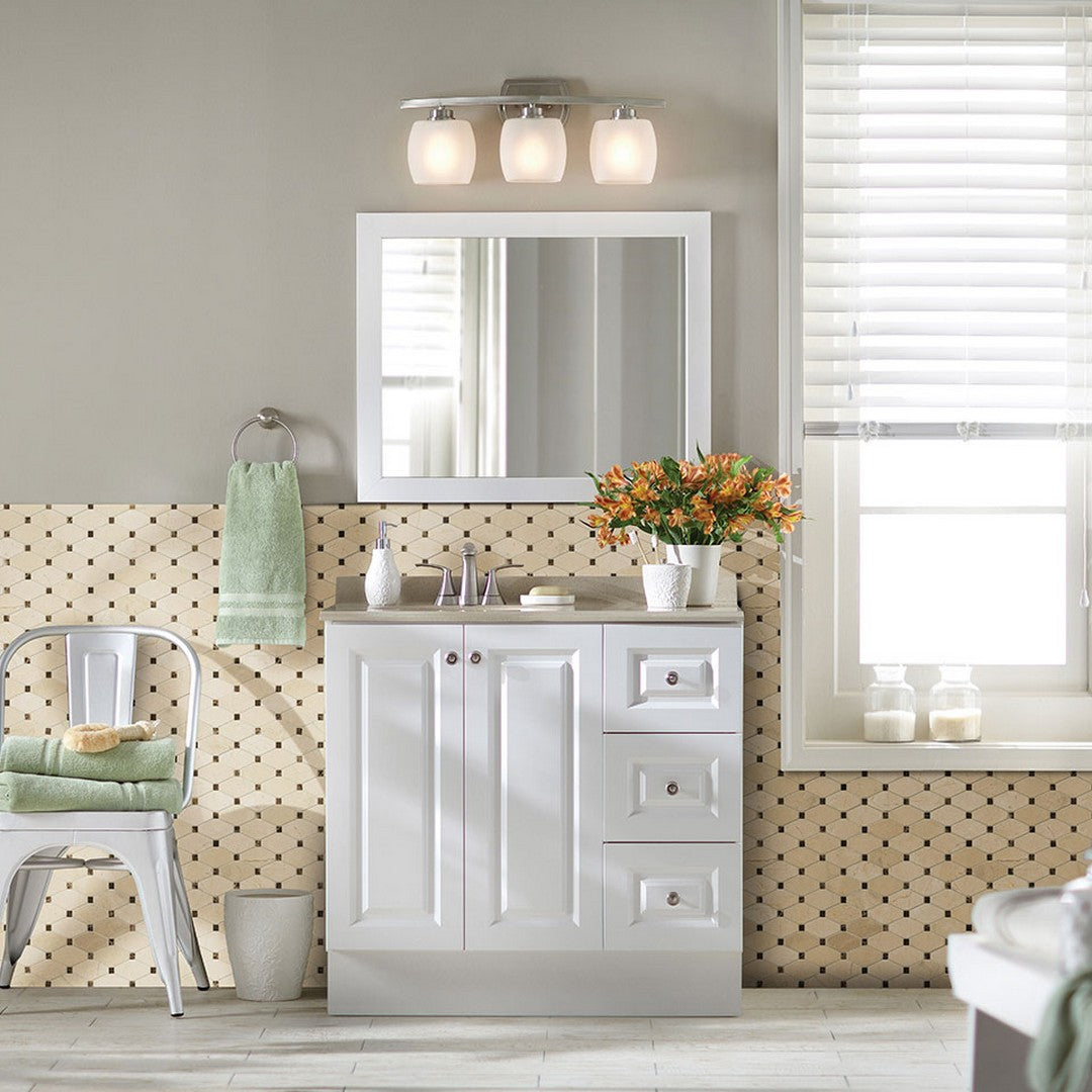 MS International Valencia Blend 11.81" x 13.4" Polished Marble Elongated Octagon Mosaic