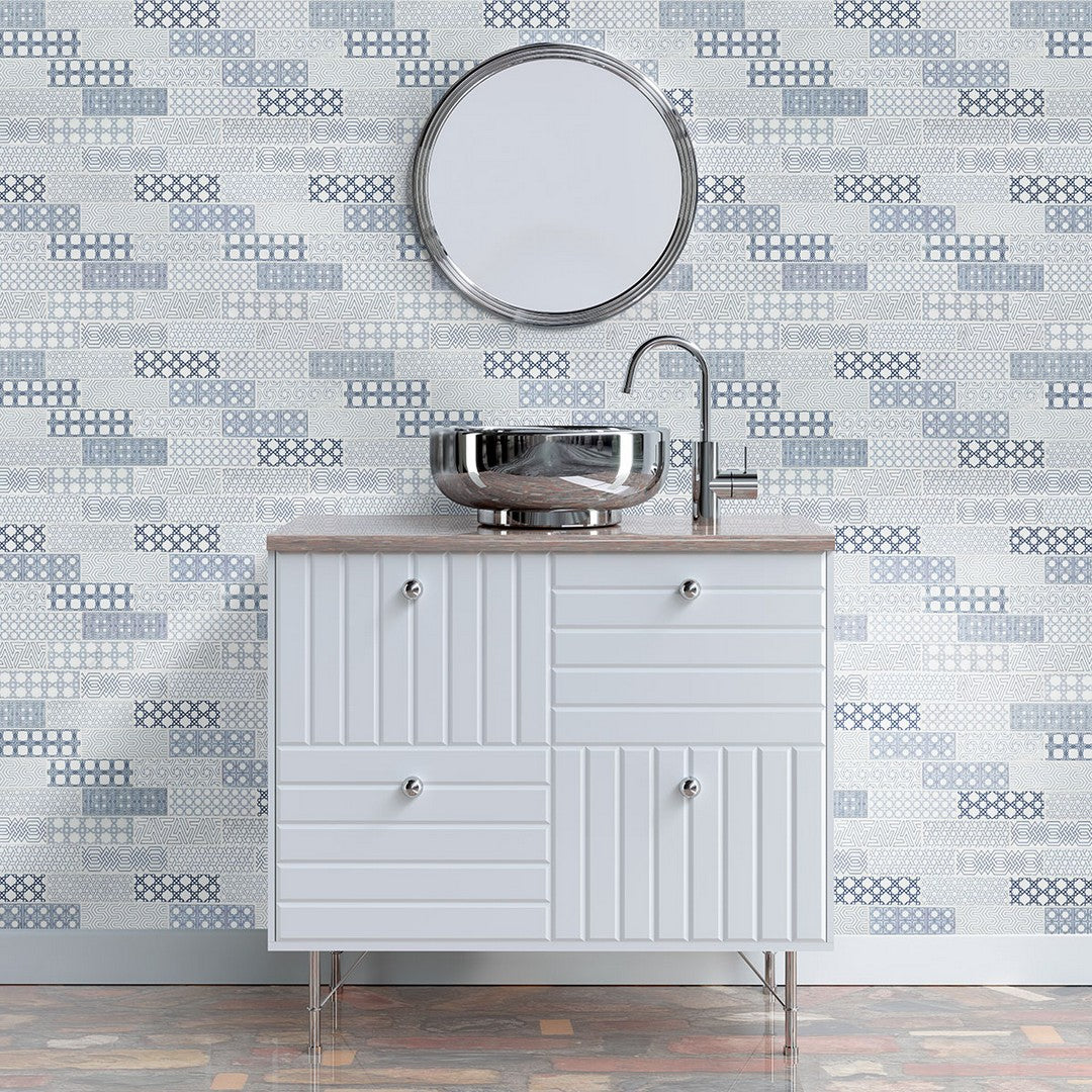 MS International Zouli Subway 12" x 12" Honed Marble Brick 2x6 Mosaic