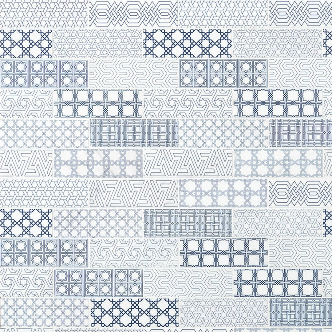 MS International Zouli Subway 12" x 12" Honed Marble Brick 2x6 Mosaic