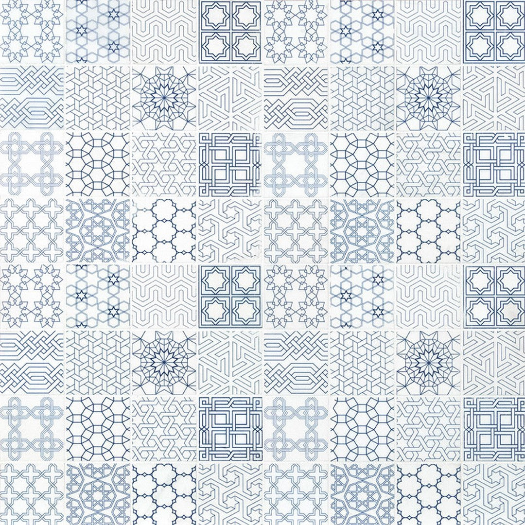 MS International Zouli Stak 12" x 12" Honed Marble 3" Mosaic