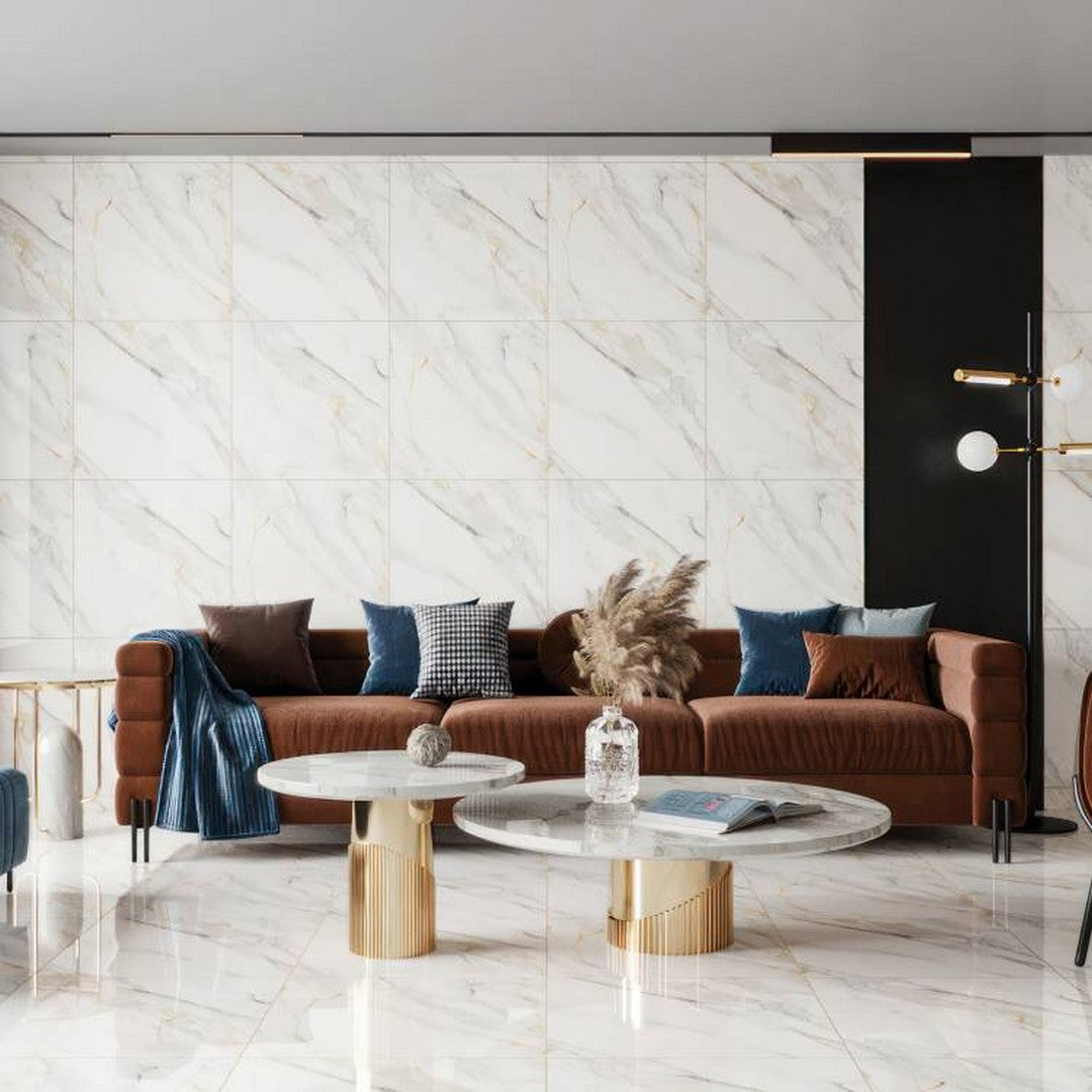 Bedrosians Shandar 24" x 24" Polished Glazed Porcelain Field Tile