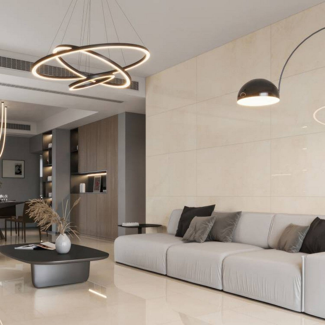 Bedrosians Shandar 24" x 48" Polished Glazed Porcelain Field Tile