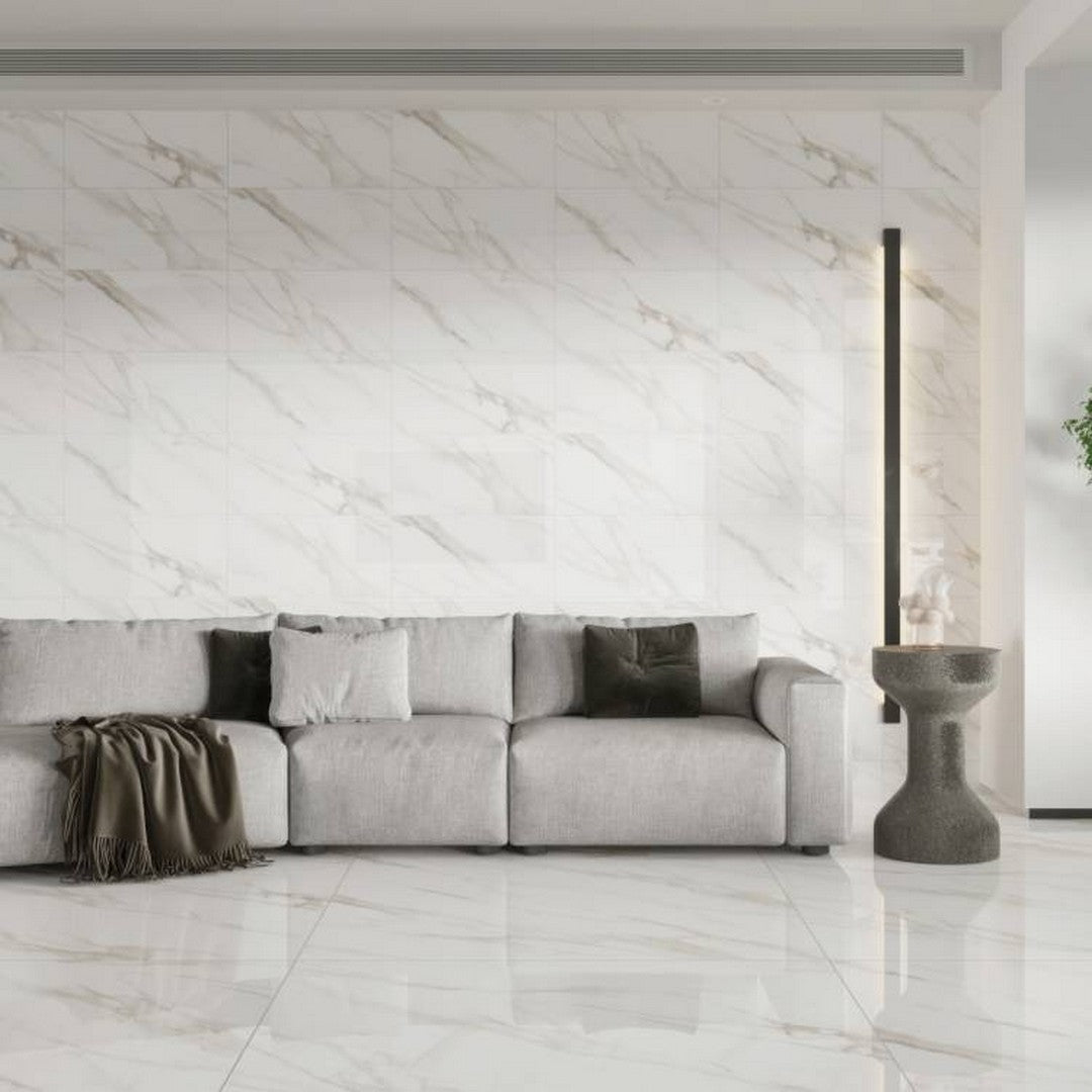 Bedrosians Shandar 12" x 24" Polished Glazed Porcelain Field Tile