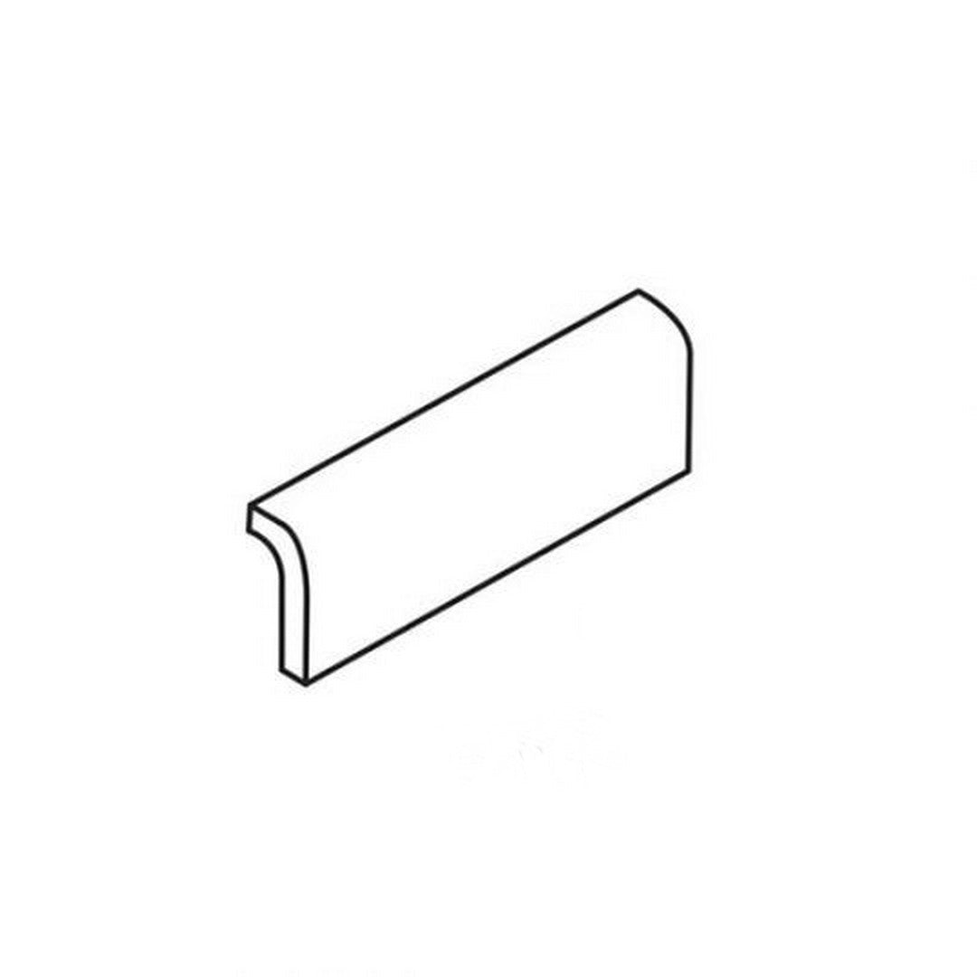 Bedrosians Gemma 3" x 24" Porcelain Polished Bullnose