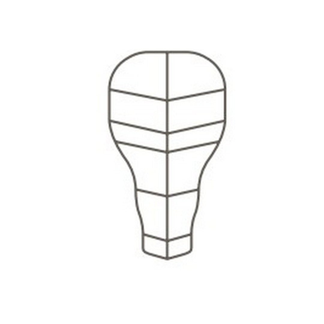 Daltile Colormatch 2" x 2" Matte Ceramic Shelf Rail Corner Wall Trim